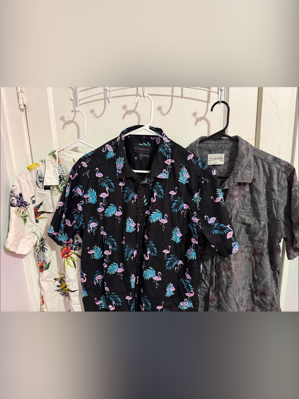 Mens Button Up Short Sleeve Shirt Bundle (3) - On the Byas and No Boundaries